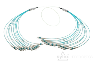 LC – LC 12-vláknový Duralino Miniflex kábel – simplexný