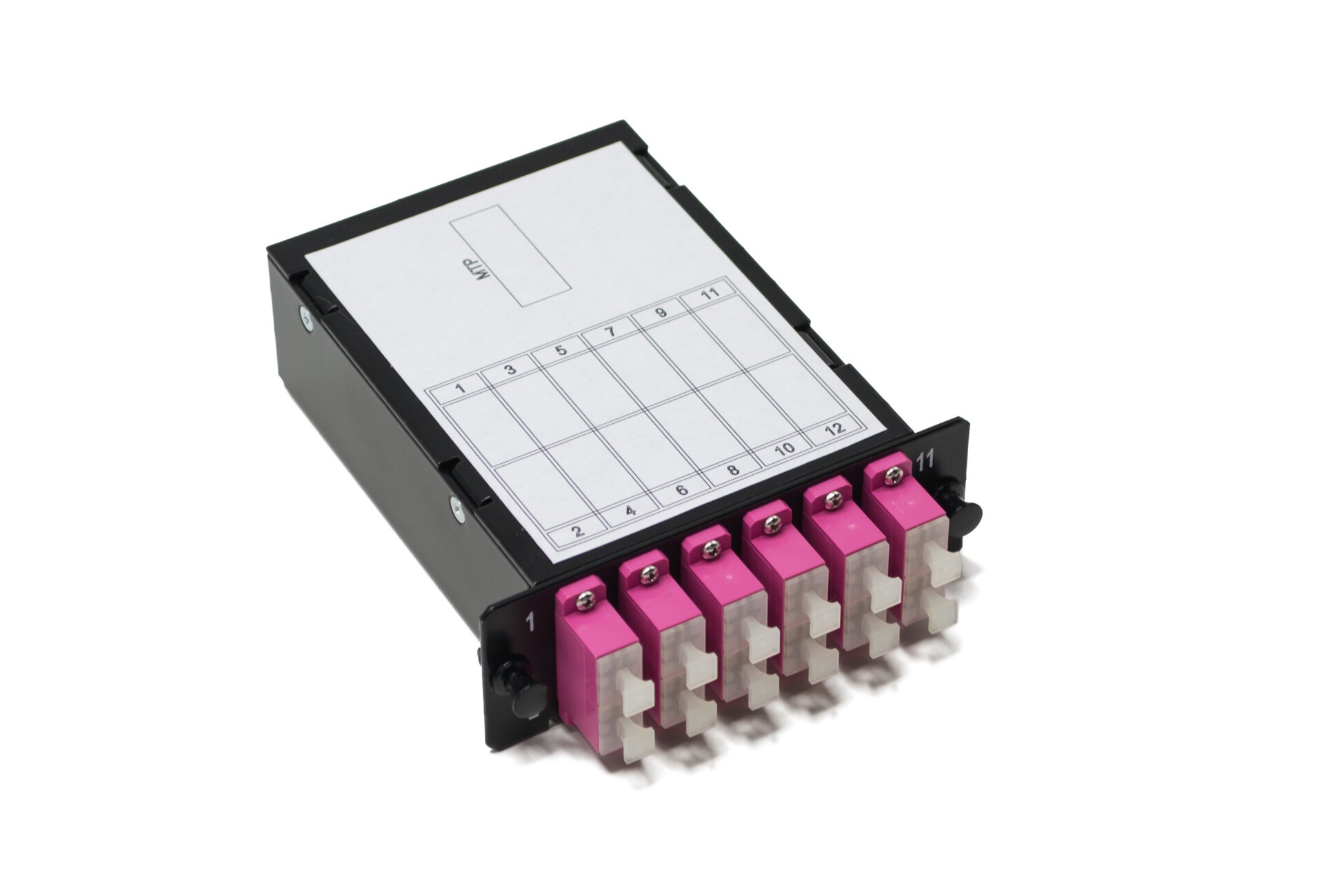 1x12F MTP to 6xSC duplex module