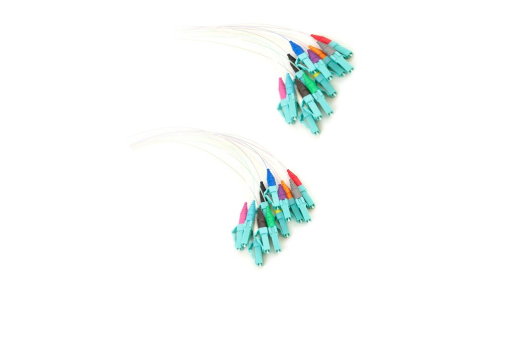 1x24f MTP na 24xLC 900um Priame rozdelenie 24 vlákien