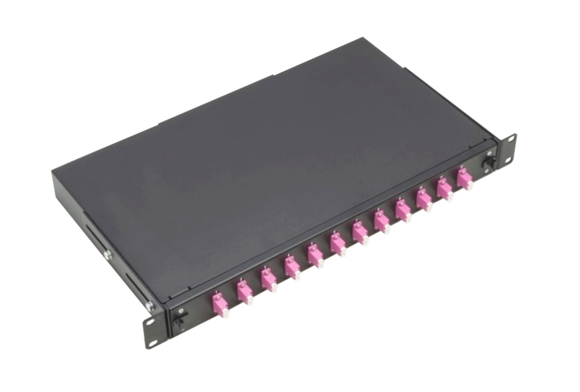 LC 1U patch panel – fully loaded