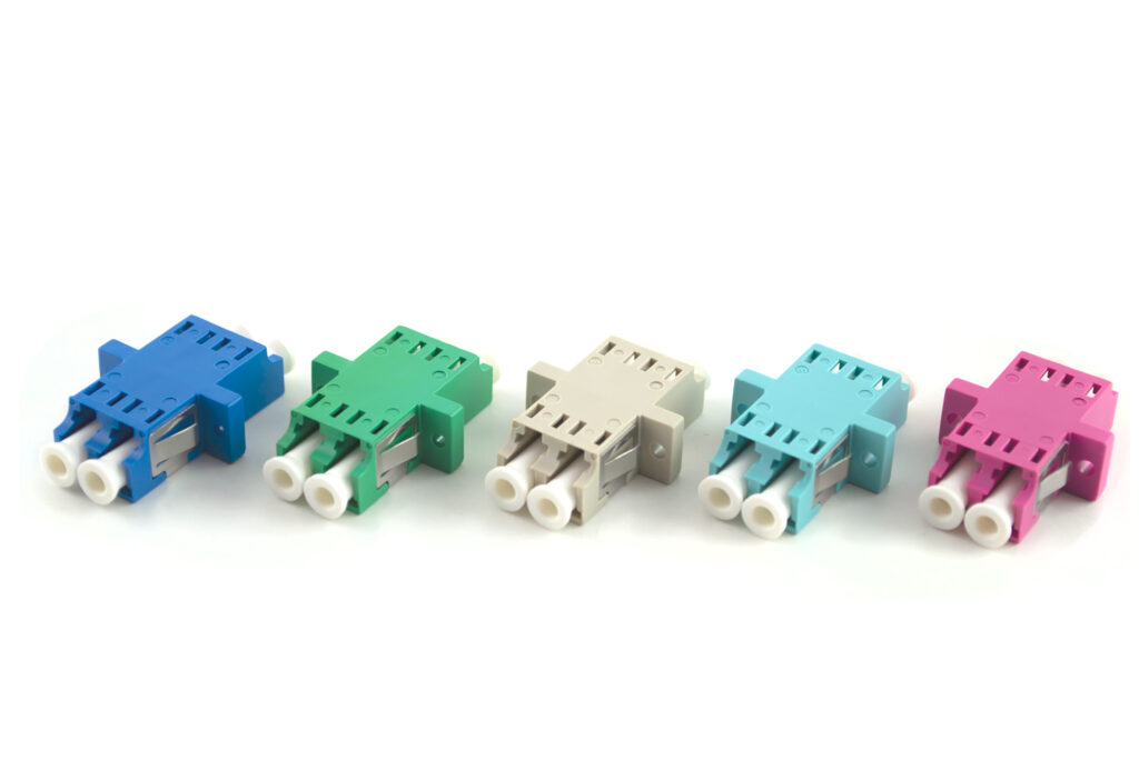 LC duplex or quad adapters