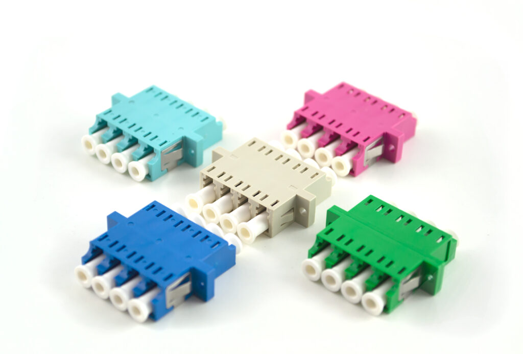 LC duplex or quad adapters