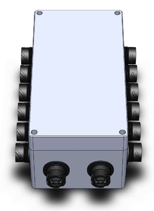 Plastic distribution box