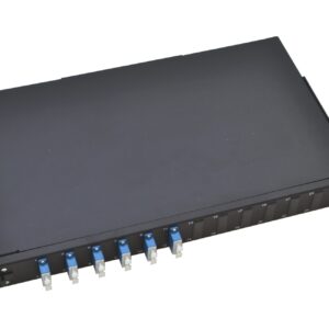 SC 1U patch panel - plne naložený