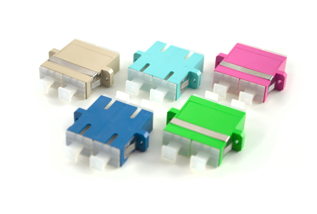 simplex or duplex adapters available in different colours