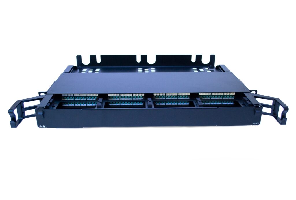VERTEX 1U 19″ High-density panel, 12-module capacity