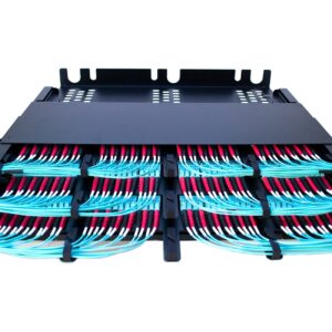 VERTEX 1U 19″ panel s vysokou hustotou, kapacita 12 modulov