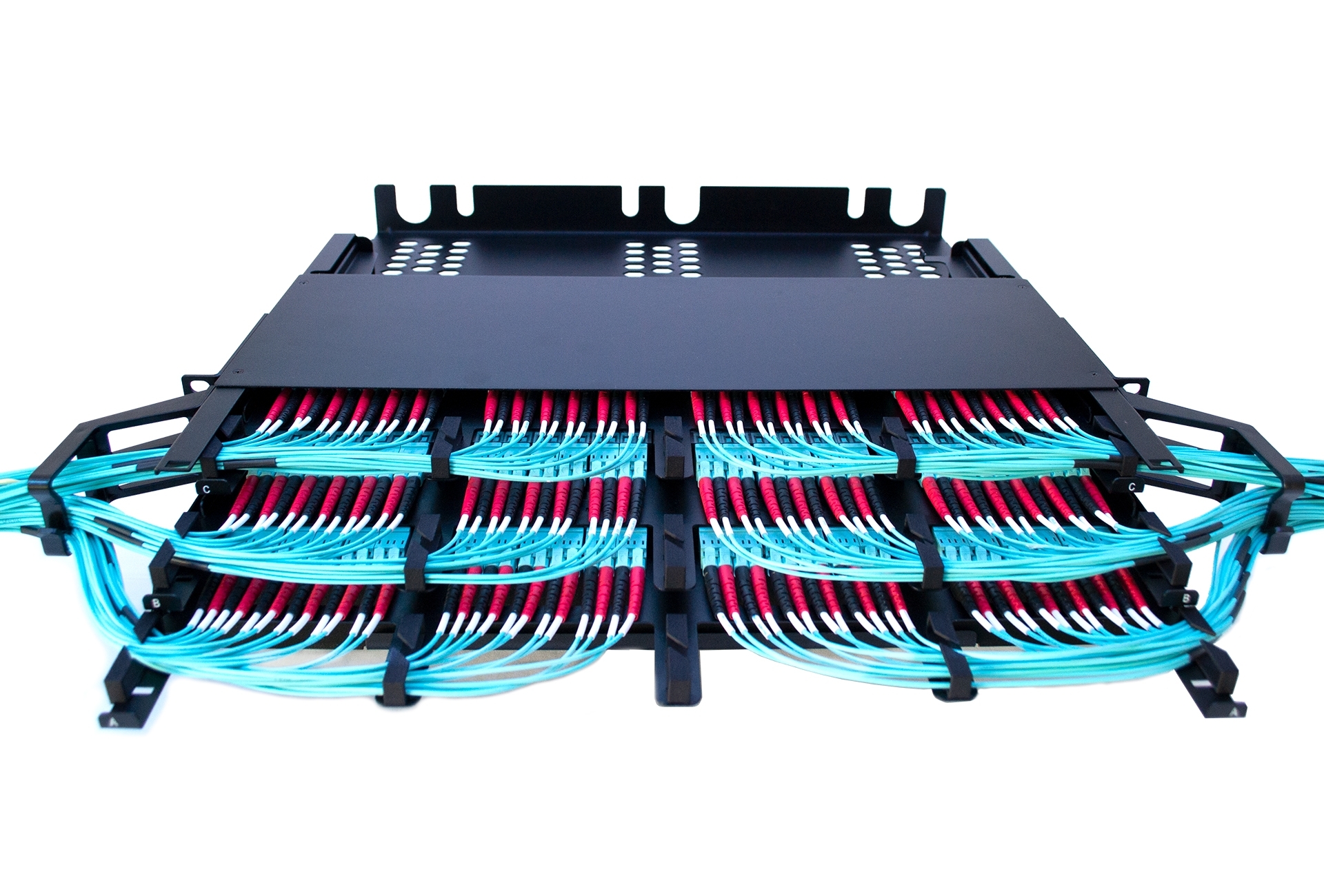 VERTEX 1U 19″ panel s vysokou hustotou, kapacita 12 modulov