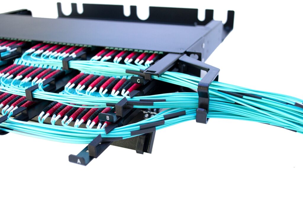 VERTEX 1U 19″ High-density panel, 12-module capacity