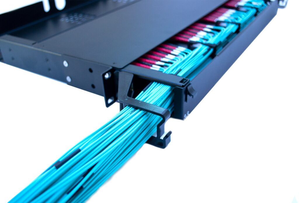 VERTEX 1U 19″ High-density panel, 12-module capacity